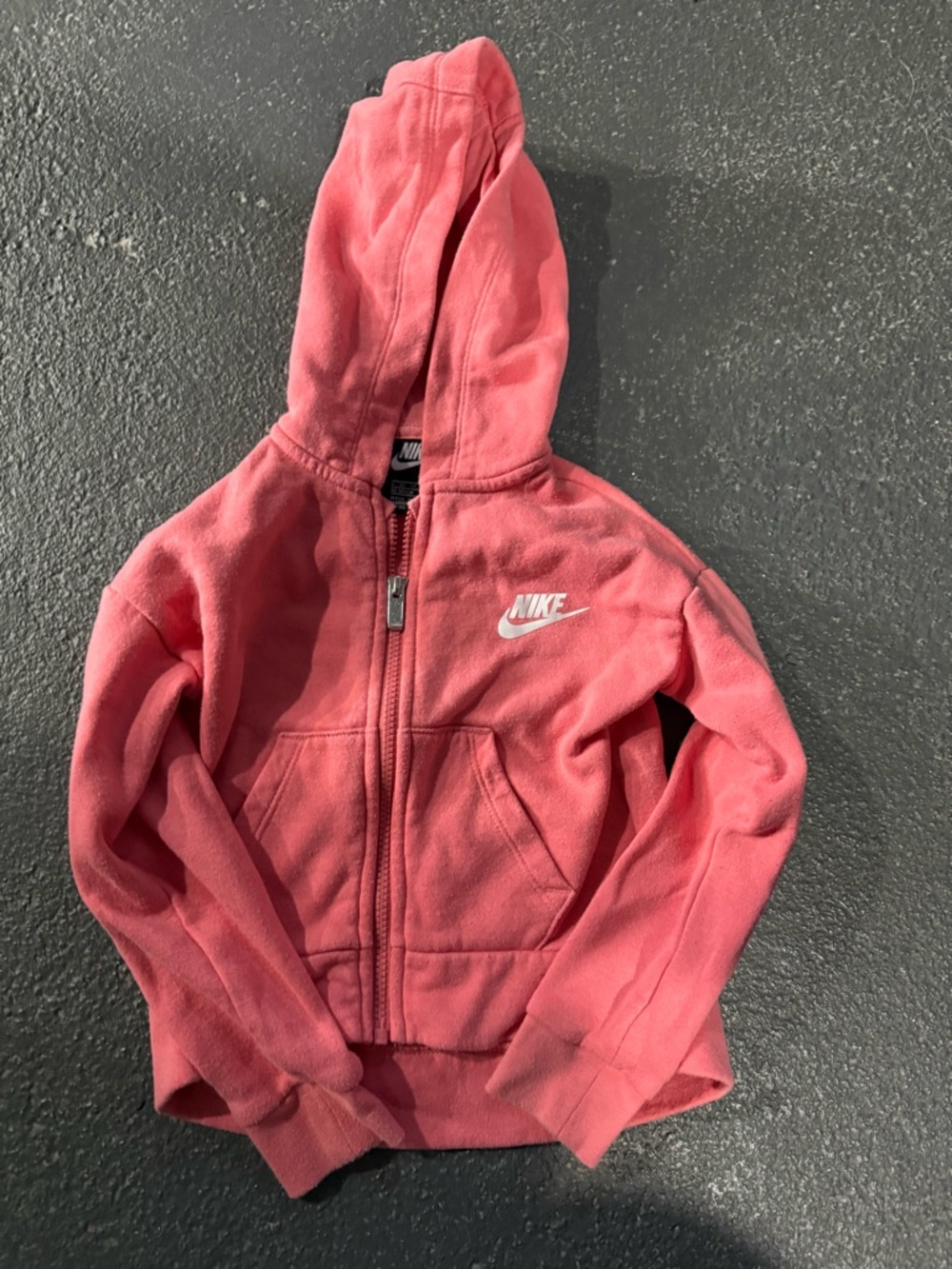 Nike Kids Coral Pink Full-Zip Hoodie